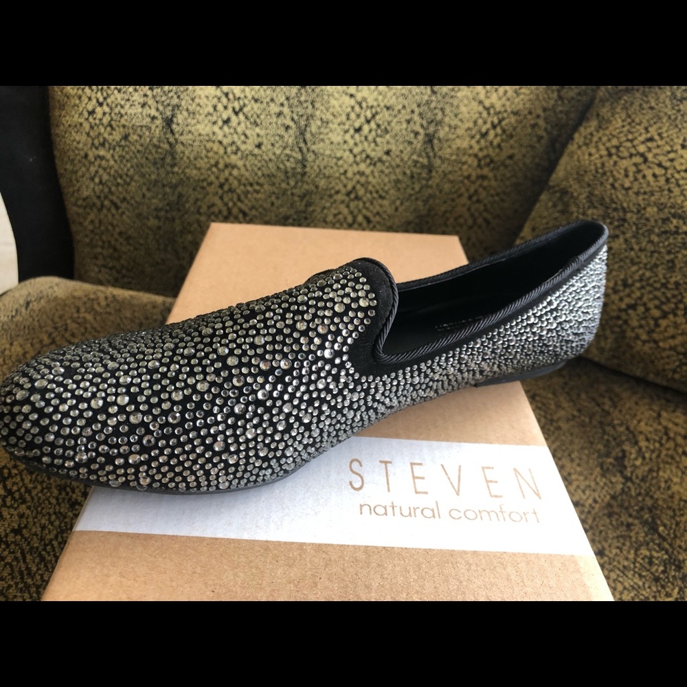 STEVEN Natural Comfort NIB Bling flats